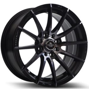 Forzza Atom 7X15 4X100/108 ET25 73,1 Black Magic Machined