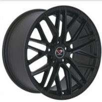 ZA 7.5-17 5X112 48/66.6 STW555 Satin Black DFB