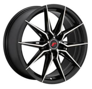 AUDI Style IW08 8x18 5x112 ET35/42 Black Face Machined