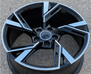 AUDI Style 5667 9x20 5x112 ET35 Black Face Machined