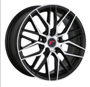 AUDI Style IW06 6.5x16 5x100 ET38 Black Face Machined