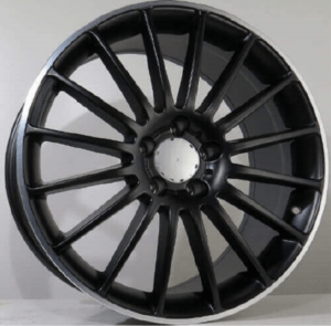 E.M MERCEDES STYLE 280B 18x8,5 5x112 et45 ΜΑΥΡΟ MATT με Διαμαντε Χειλος