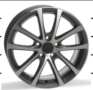 E.M VW STYLE 488 17x7,5 5x112 et54 ΔΙΑΜΑΝΤΕ ΑΝΘΡΑΚΙ