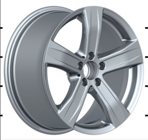 E.M MERCEDES STYLE 498 18x8,5 5x112 et43 ΑΣΗΜΙ