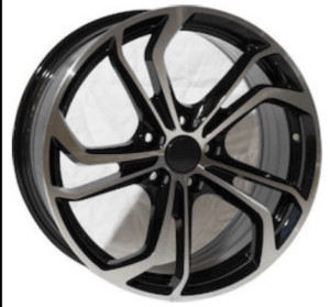 E.M VW STYLE 5665 17x7,5 4x100 et35 ΔΙΑΜΑΝΤΕ ΜΑΥΡΟ