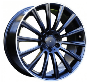 E.M MERCEDES STYLE 911 17x7,5 5x112 et42 Μ Α Υ Ρ Ο (Γιαλυστερο) ΜΕ ΧΕΙΛΟΣ