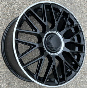 E.M MERCEDES STYLE 912/2 22x9 5x112 et45 ΜΑΥΡΟ MATT με Διαμαντε Χειλος