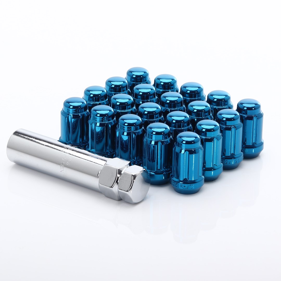 Forged Steel Japan Racing Nuts JN2 12x1,5 Blue - Image 2