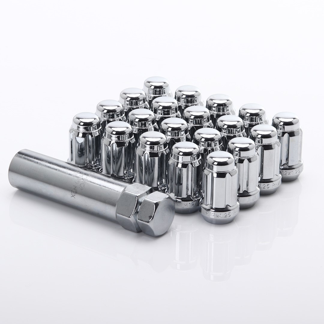 Forged Steel Japan Racing Nuts JN2 12x1,5 Chrome - Image 2