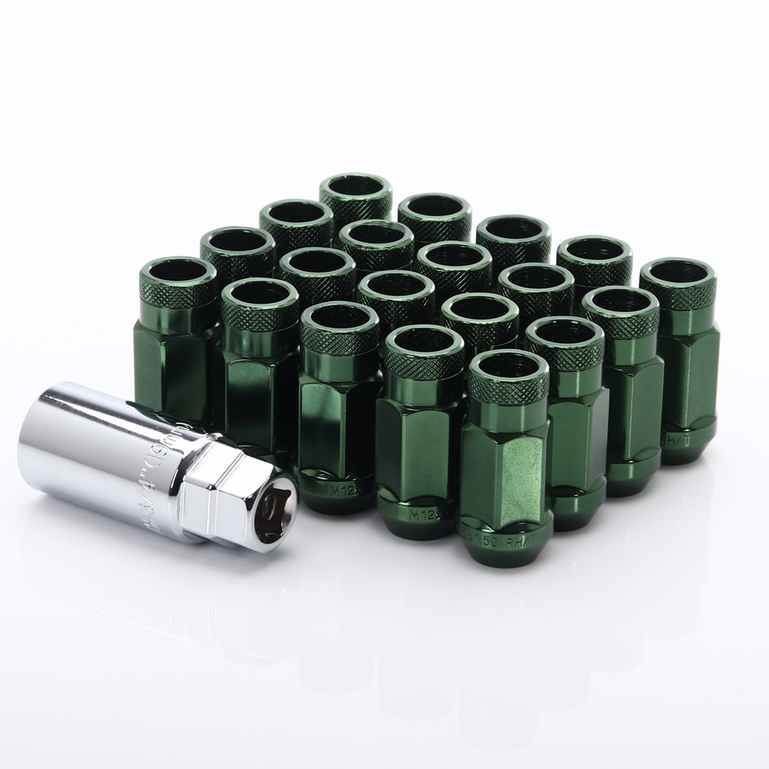 Forged Steel Japan Racing Nuts JN1 12x1,5 Green - Image 2