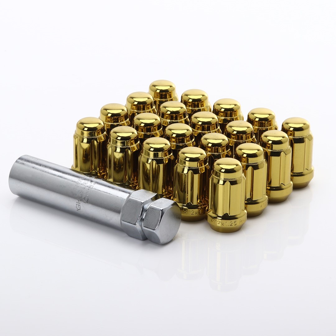 Forged Steel Japan Racing Nuts JN2 12x1,25 Gold - Image 2