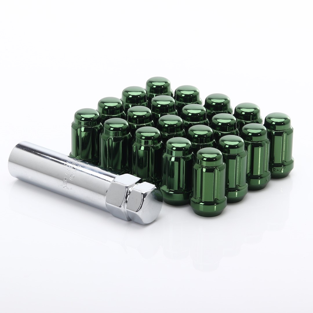 Forged Steel Japan Racing Nuts JN2 12x1,25 Green - Image 2