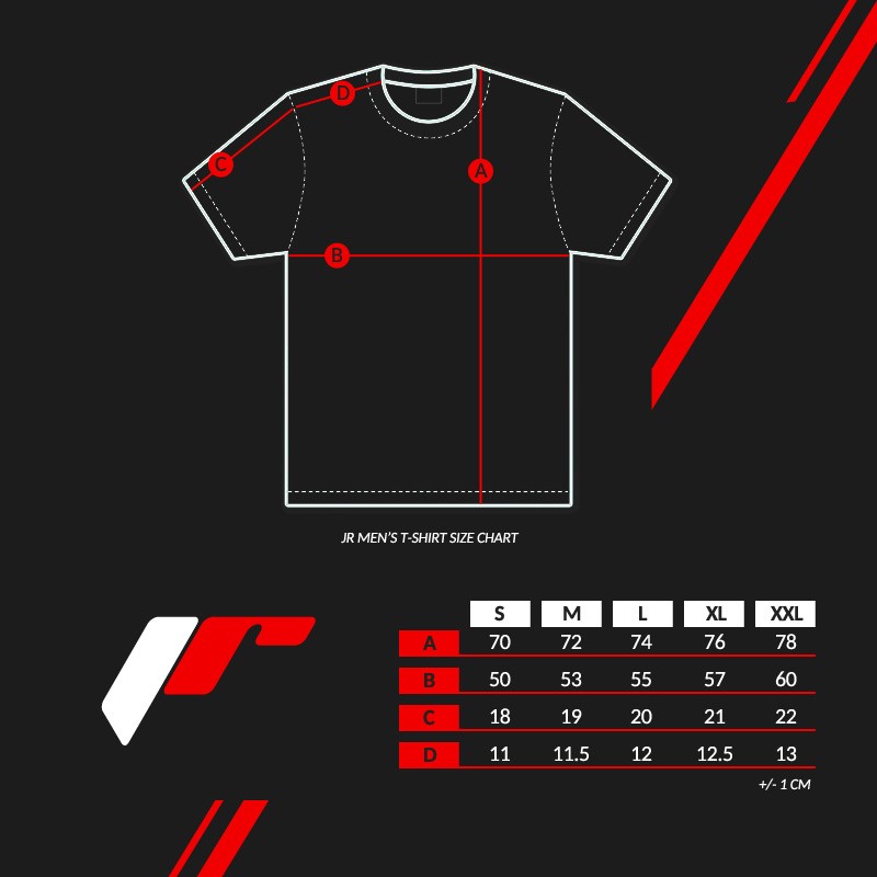 JR Men's T-Shirt JR-20 Face White Size XXL - Image 4