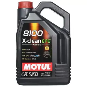 8100 X-Clean EFE 5W30 100% Synthetic SN C2/C3 505.00/505.01  MB229.52 Dexos2