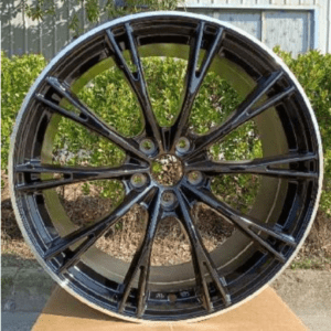 E.M VW STYLE .28 19X8.5 5x112 ET35 ΜΑΥΡΟ ΓΙΑΛΥΣΤΕΡΟ ΜΕ ΧΕΙΛΟΣ