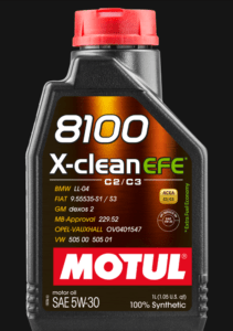 8100 X-Clean EFE 5W30 100% Synthetic SN C2/C3 505.00/505.01  MB229.52 Dexos2