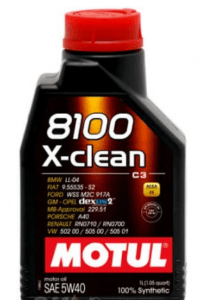 8100 X-Clean C3 5W40 100% Synthetic SN 502.00/505.00 MB 229.51