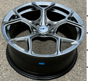 E.M VW STYLE F1/2 18X8 5x112 ET42 HYPER BLACK