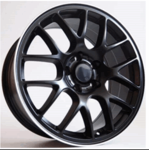 E.M FORD STYLE 347 18x8 4x108 et42 ΜΑΥΡΟ με Διαμαντε Χείλος