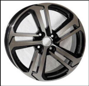 E.M CITROEN STYLE 5447 15x6.5 4x108 et25 Διαμαντε ΜΑΥΡΟ