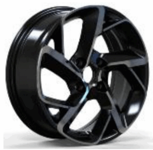 E.M CITROEN STYLE 5714 16x7 4x108 et25 Διαμαντε ΜΑΥΡΟ