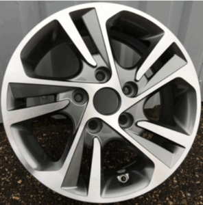 E.M HYUNDAI STYLE 5210 16x6.5 5x114.3 et45 HYPER BLACK