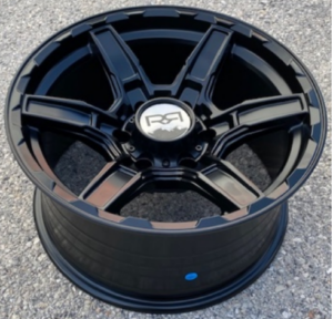 E.M REPLICA 4X4 1 17X9 6X139 ET-12 MAT BLACK