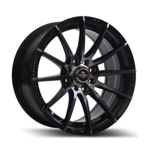Atom 7x15 4x100/108 ET25 Black Magic Face Machined