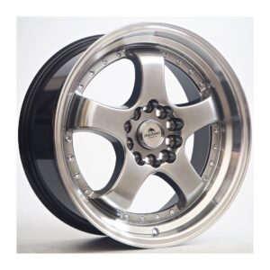 Flamber 7,5x17 5x120/112 ET35 Hyper Black Machined Lip