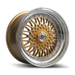 Malm 7x15 4x100/108 ET25 Gold Machined Lip