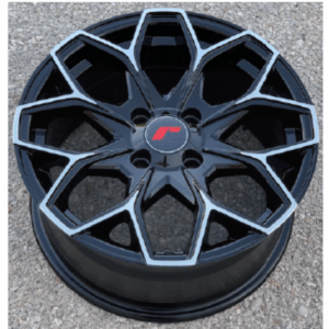 E.M aftemarket 1030 15x6.5 4X108 et38 ΜΑΥΡΟ ΓΥΑΛΙΣΤΕΡΟ