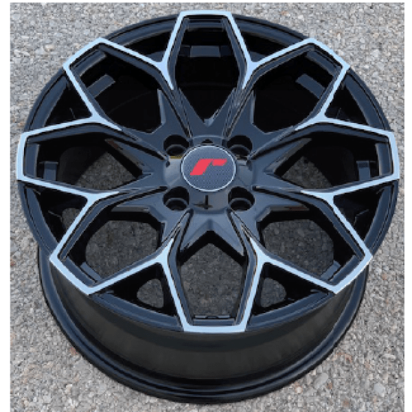E.M aftemarket 1030 15x6.5 4X108 et38 ΜΑΥΡΟ ΓΥΑΛΙΣΤΕΡΟ