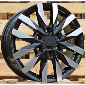 Van Style 3023 6.5x16 6x130 ET54 Black Face Machined