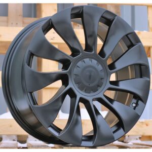 Tesla Style 214 8.5x19 5x114.3 ET38/40 Black Matt