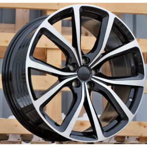 Jaguar Style 5708 8.5x20 5x108 ET45 Black Face Machined