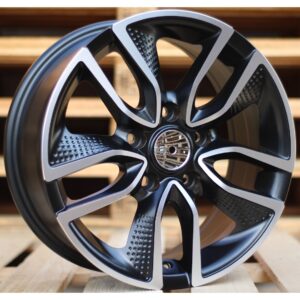 Racing 5087 6.5x15 5x108 ET45 Black Matt Face Machined