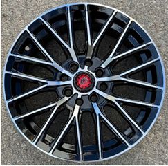 E.M aftemarket IW21 15x6.5 4X108 et35 ΔΙΑΜΑΝΤΕ ΜΑΥΡΟ