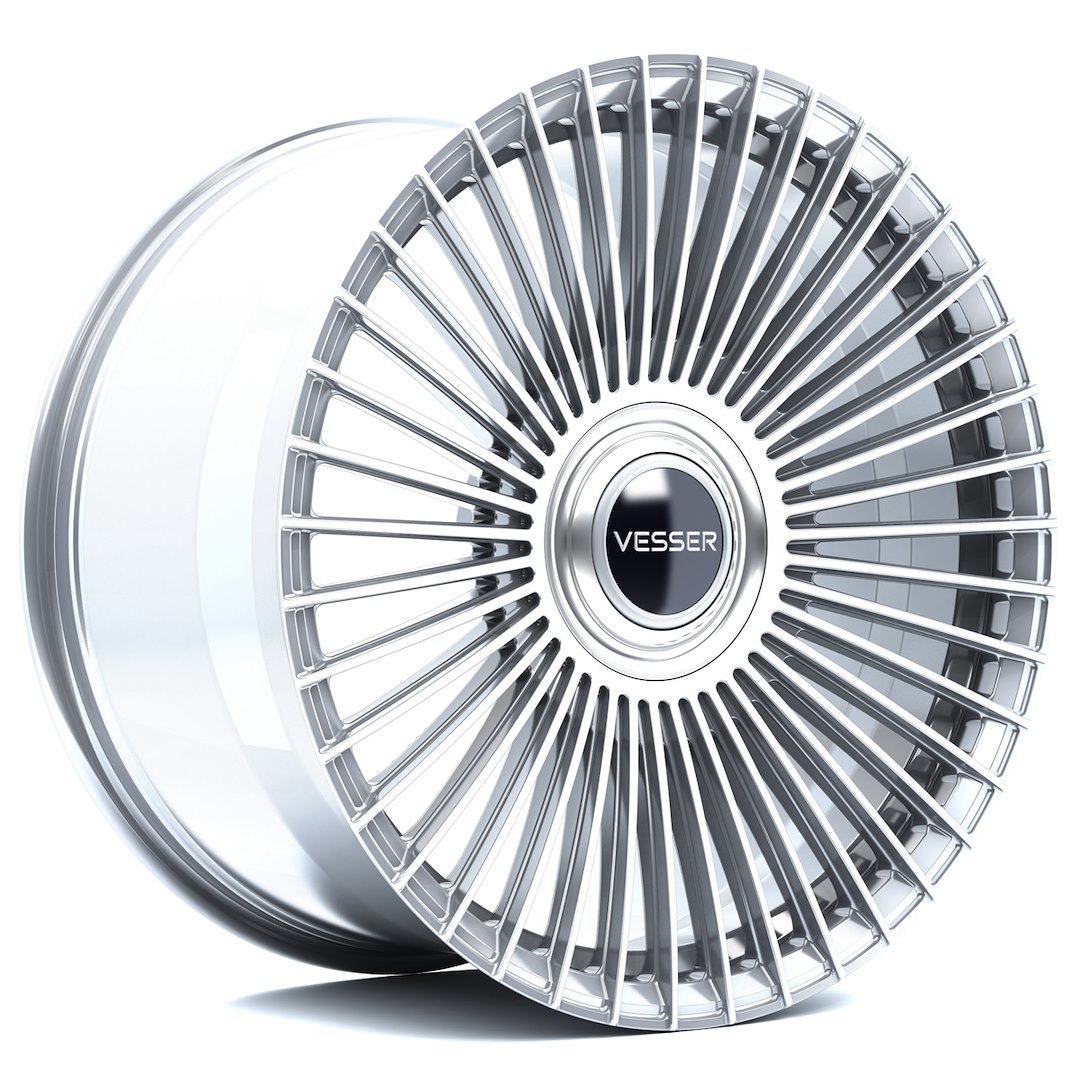 Vesser VSR9 21x10 ET20-60 BLANK Silver Machined Face