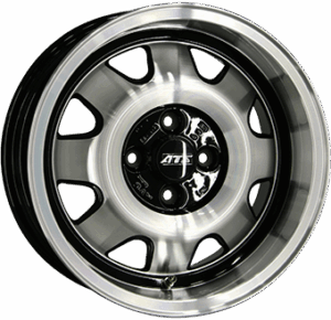 E.M aftemarket 897 15x7 4X100 et28 ΔΙΑΜΑΝΤΕ ΜΑΥΡΟ