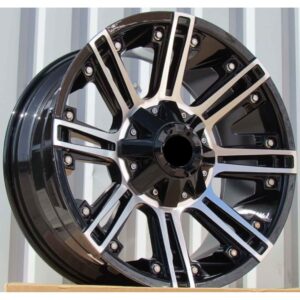 4x4 1047 9x20 8x165 ET-12 Black Face Machined