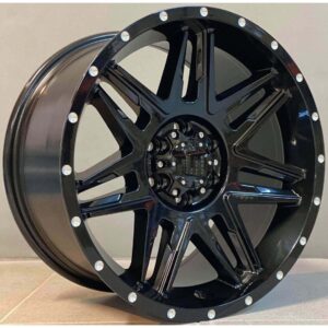 4x4 1062 9x17 6x114.3 ET25 Black Glossy