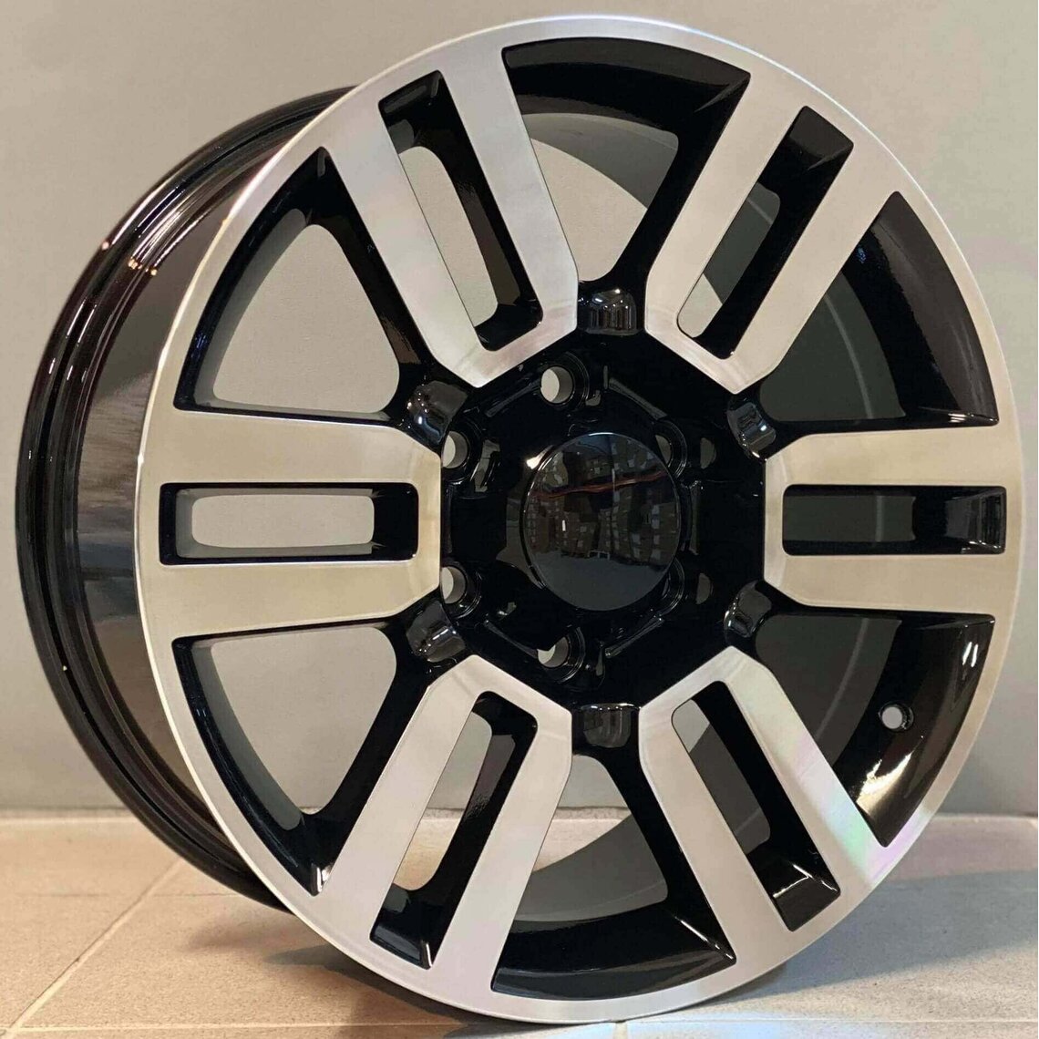 4x4 1300 8x18 6x139.7 ET20 Black Face Machined