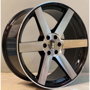 4x4 1369 9x20 6x114.3 ET0 Black Face Machined
