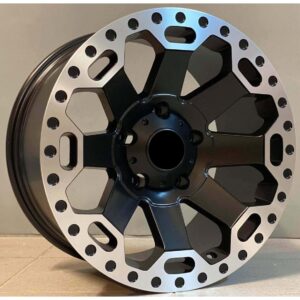 4x4 1376 9x17 5x139.7 ET0 Black Matt Lip