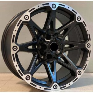 4x4 139 8.5x17 6x139.7 ET15 Black Matt Lip