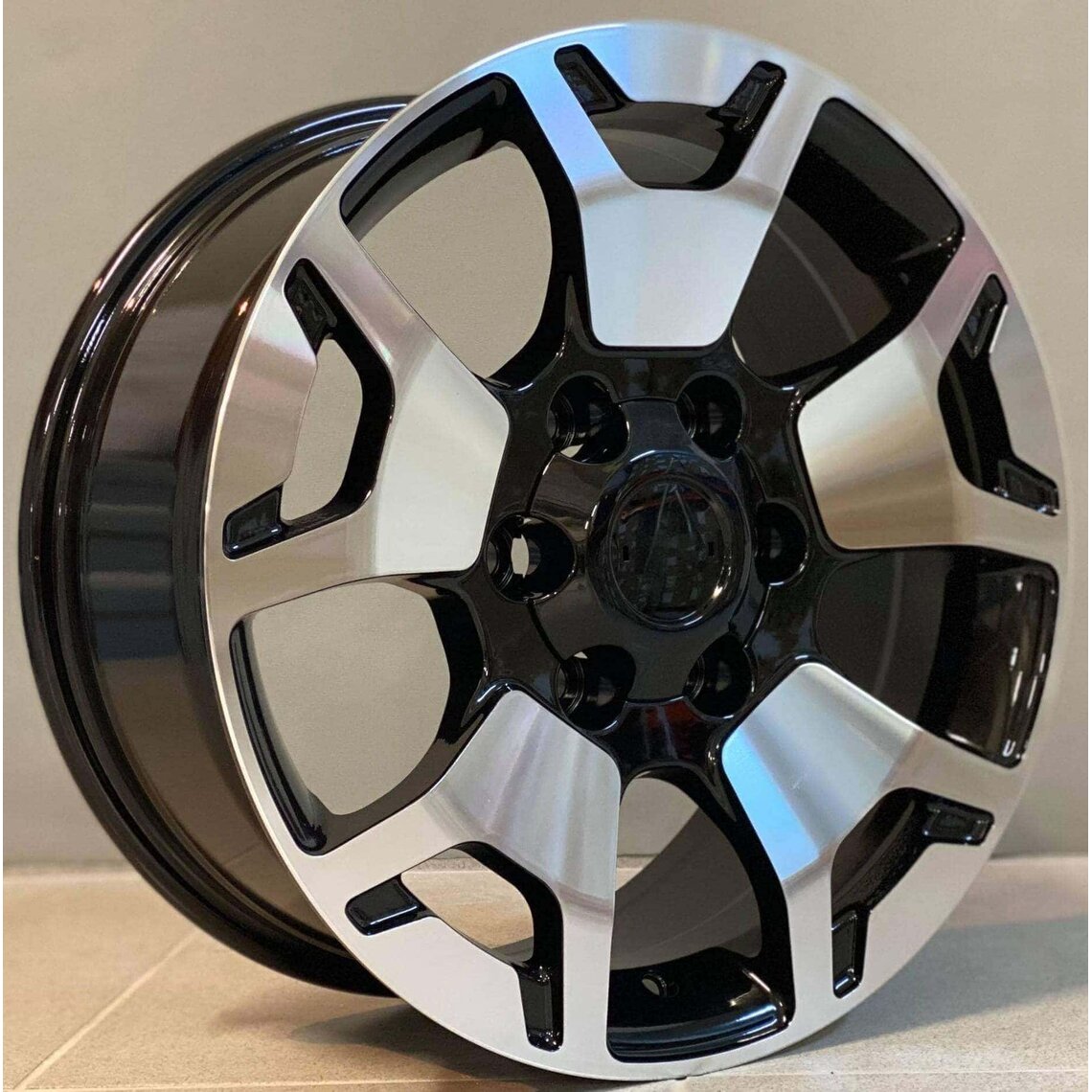 4x4 1460 7.5x17 6x139.7 ET25 Black Face Machined