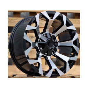 4x4 1521 9x18 6x139.7 ET0 Black Face Machined