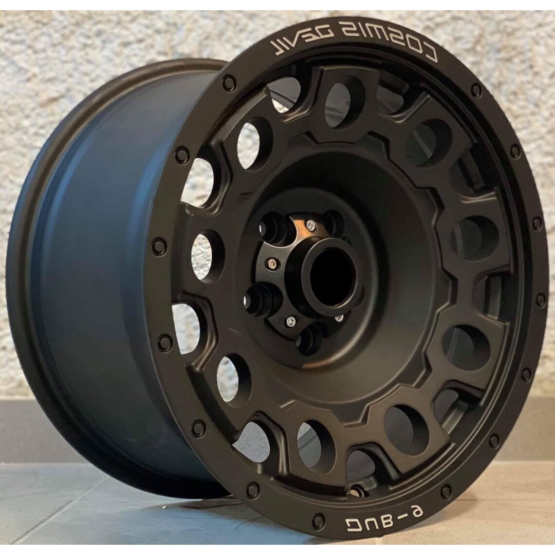 4x4 1534 9x16 5x114.3 ET0 Black Matt
