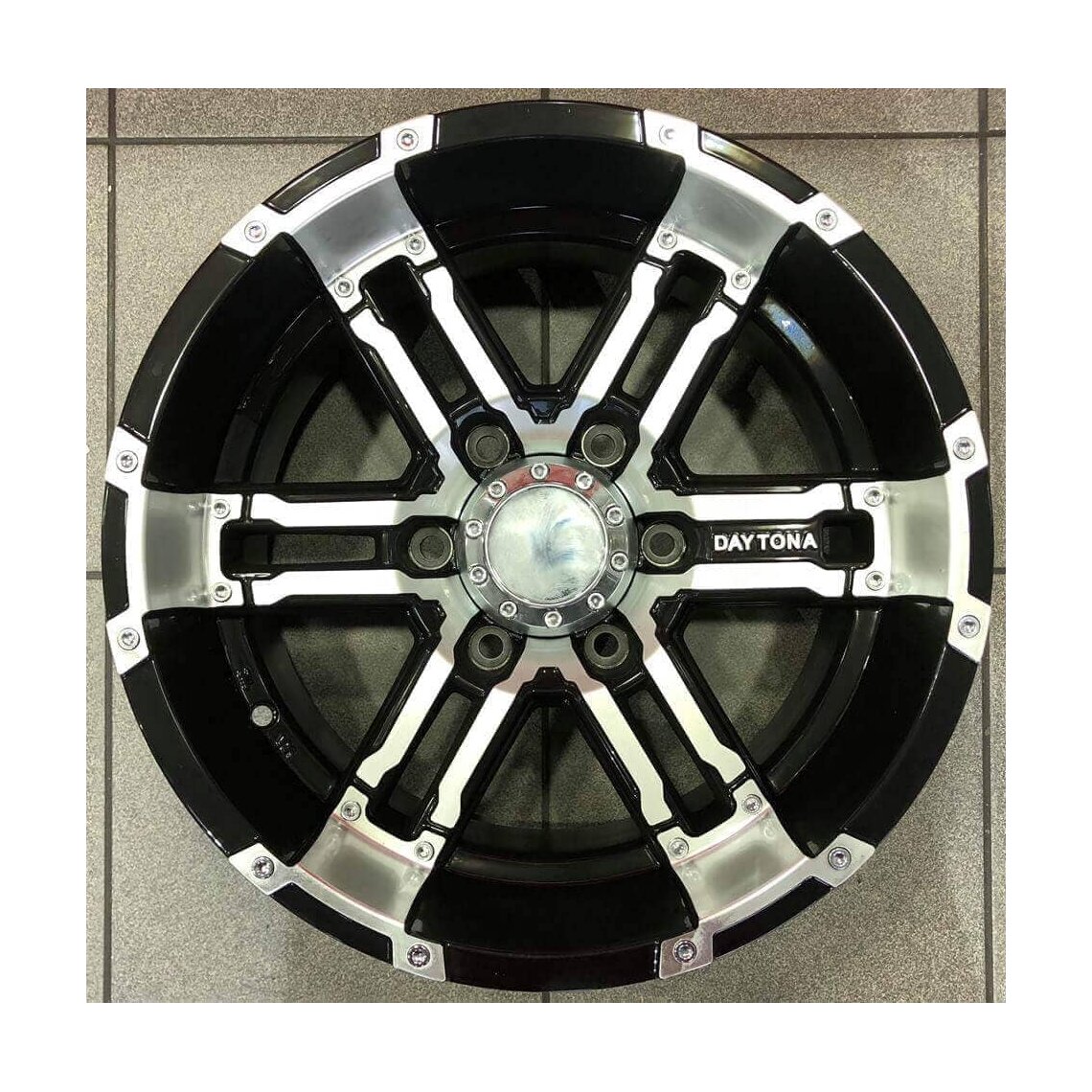 4x4 1702 8x16 6x139.7 ET-20 Black Face Machined