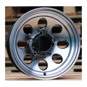 4x4 171 8x15 5x139.7 ET-27 Black Face Machined